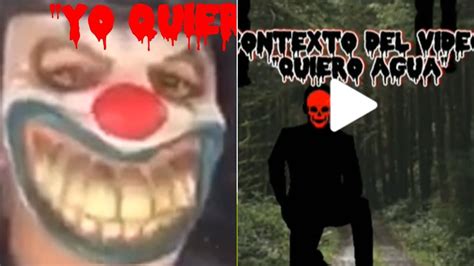 Aquí está el video completo del hombre sin rostro pidiendo agua .